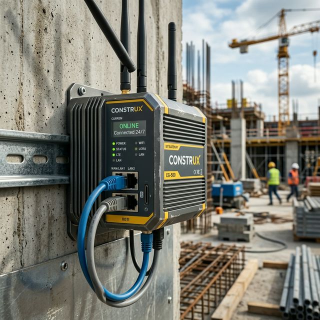 工地 IoT 通訊閘道器 BG-GW-120